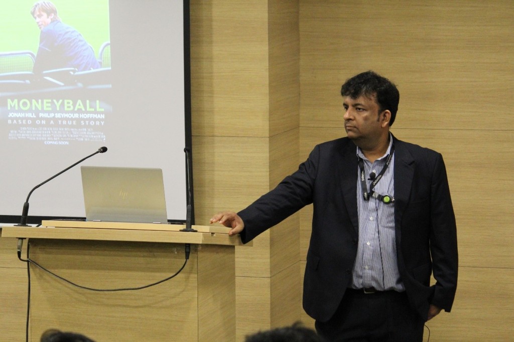 Mr. Samidh Chatterjee from Deloitte addressing the PGDM students at Great Lakes Institute of Management, Gurgaon.